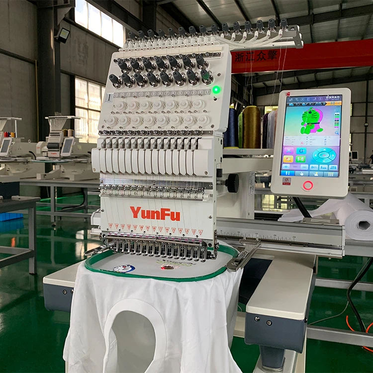 Pitsi pitkä mekko matto vaatteiden kirjontakone, yksi pää