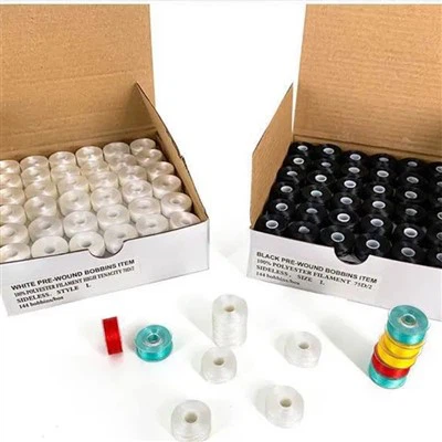 L-tyylinen sivuton esikäämitty puolalanka